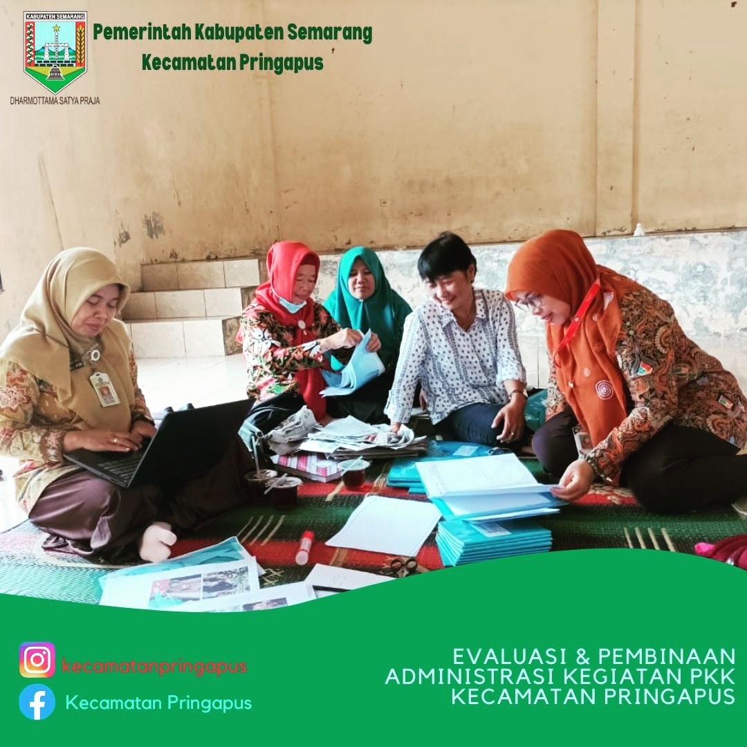 Kegiatan Evaluasi dan Pembinaan Administrasi Kegiatan PKK Kecamatan Pringapus
