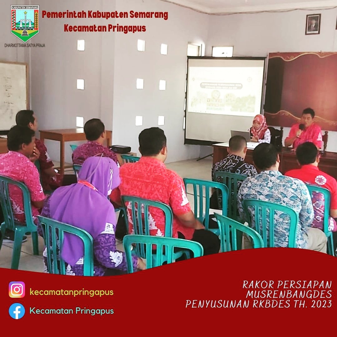 Kegiatan Rakor Persiapan Musrenbangdes Penyusunan RKBDes Tahun 2023