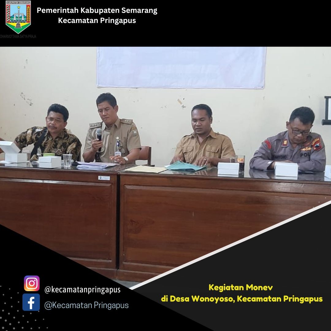 Kegiatan Monev di Desa Wonoyoso