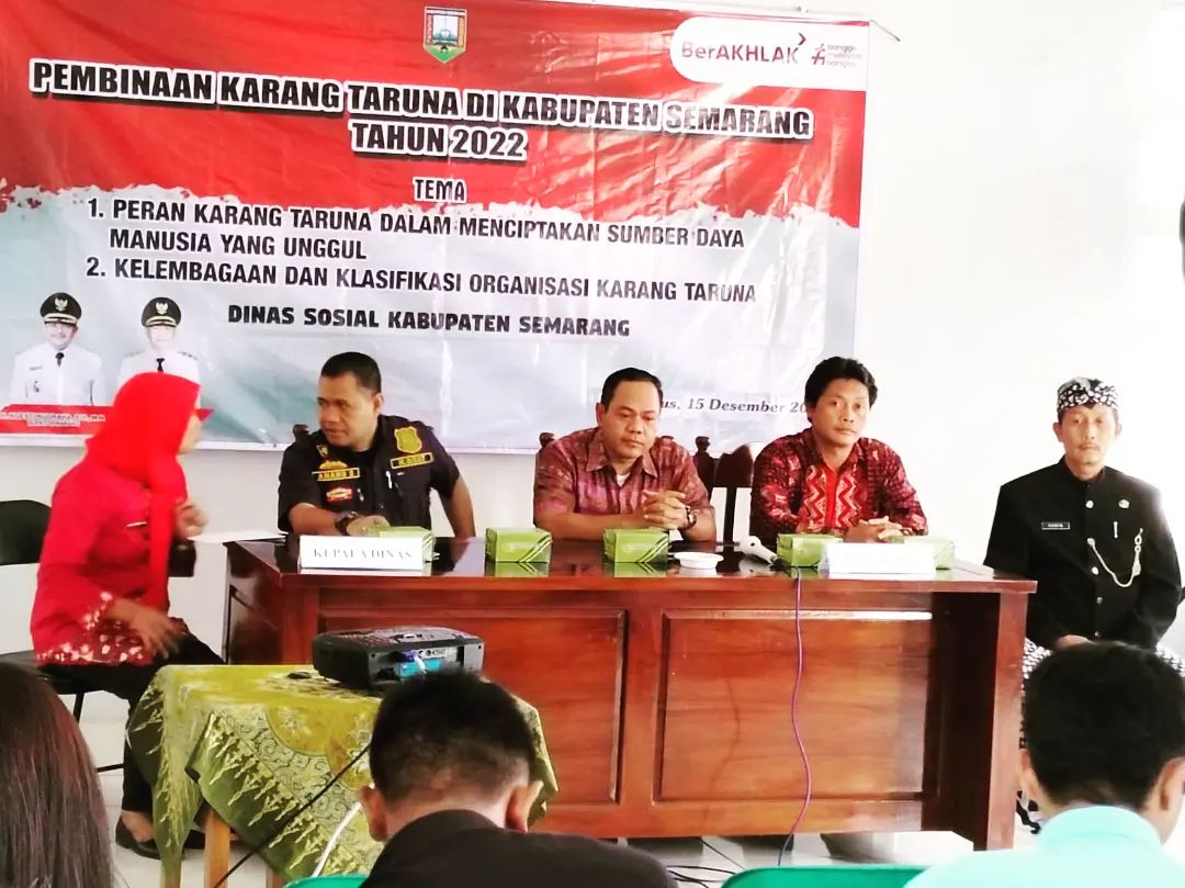 Kegiatan Pembinaan Karang Taruna Di Kabupaten Semarang Tahun 2022 Tingkat Kecamatan Pringapus
